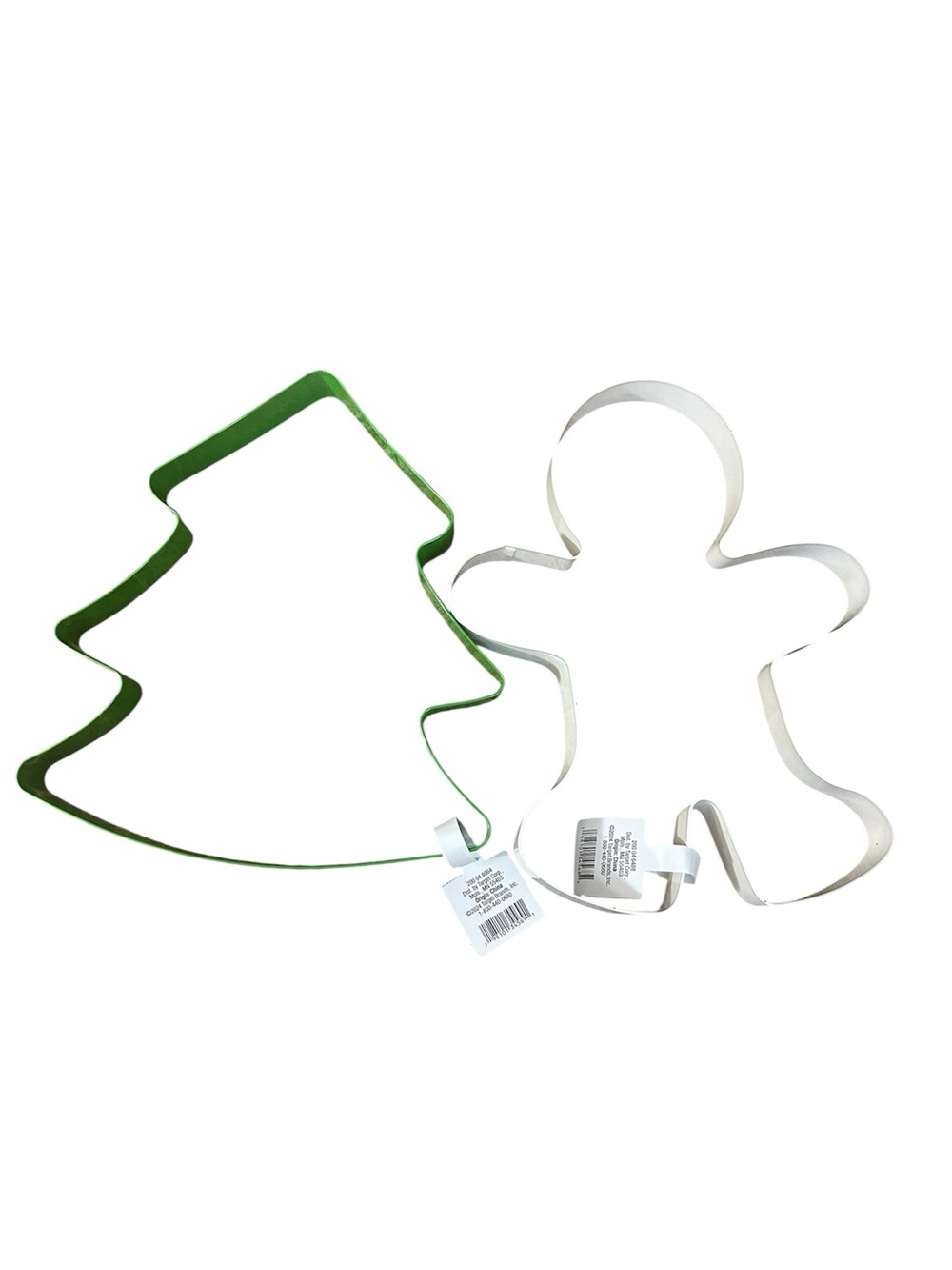 Target Wondershop Large Christmas Tree And Gingerbread Man Cookie Cutters NEW